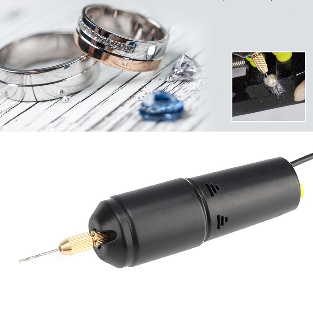 Drill,   Pen Drill, Small USB Cylinder Body with 3   5V Bits, Fast Speed, Easy Grip for Plastic Paper Sheets and Wood