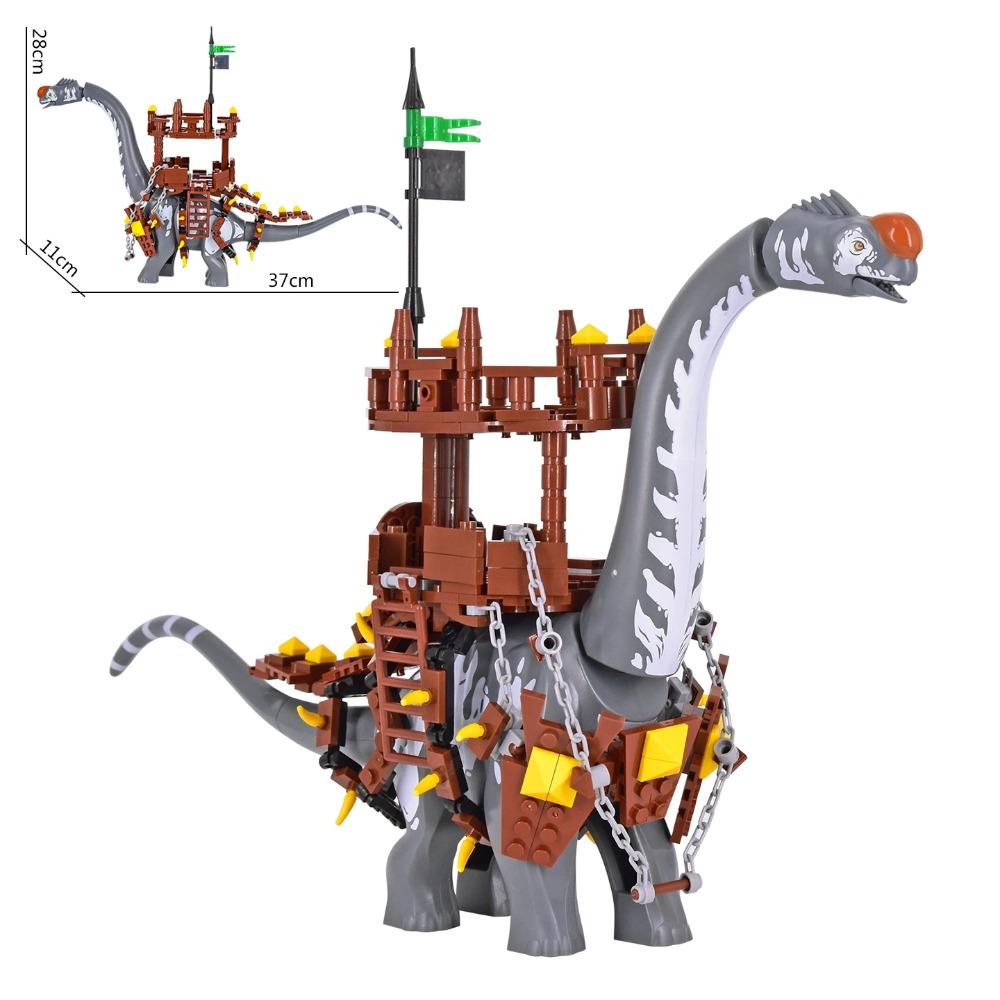 Jurské dobrodružství záchrany dinosaurů Stavebnice s pohyblivou figurkou T-rexe Pevný domček na strome a model záchranného nákladného auta Stavebné kocky
