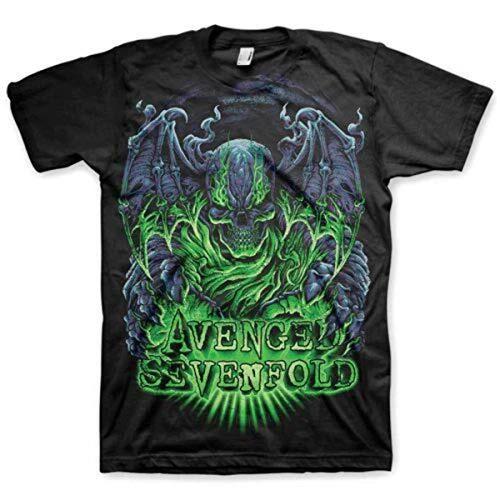 Avenged Sevenfold Men s Dare to Die Short Sleeve T-Shirt, Black, Large 2XL