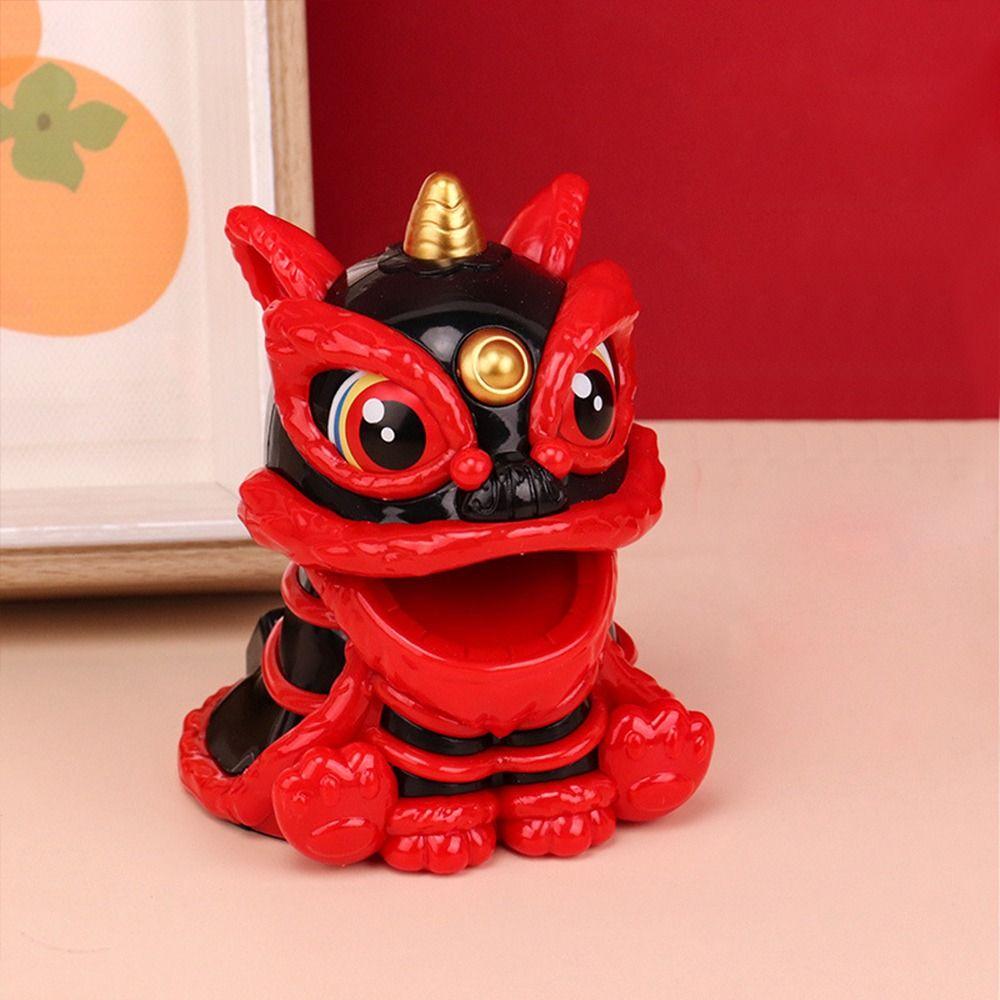 Good Fortune Solar Energy Shakes Head Lion Best Wishes Nation Tide Lion Children Toys Gifts