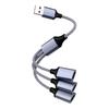 Type-C To USB 2.0 Splitter: OTG Cable with Multi-Interface for Computer, Mobile Phone, Keyboard, and Mouse