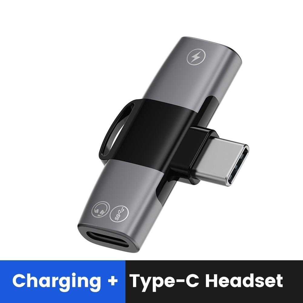 Converter OTG 2 in 1 Adapter Fast Charging Type C 2-in-1 Multifunctional Adapter  U Disk