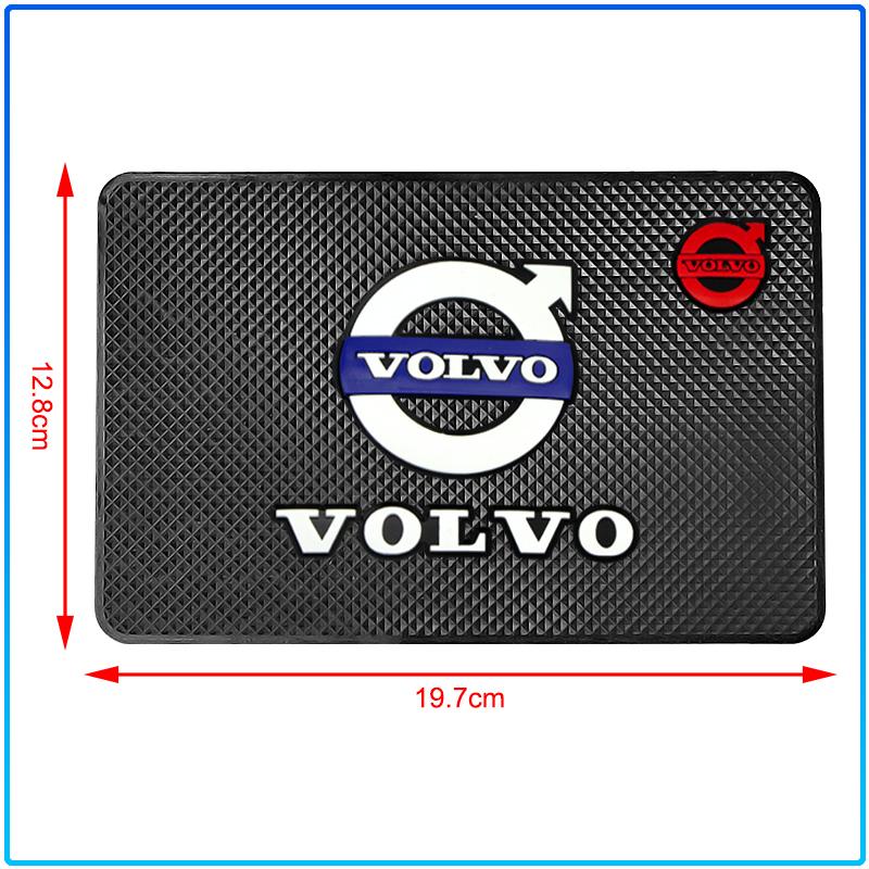 Tapete Antiderrapante para Carro Suporte para Celular Almofada Antiderrapante Acessórios para Carro Para Volvo XC90 XC60 XC40 V40 V50 V60 S40 S50 S60 S70 S80 S90 240 C70 Vnl Caminhão
