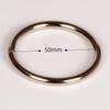 Stainless Steel Smooth Round Cockring Prolong Maintain Erection Adult Sex Toy