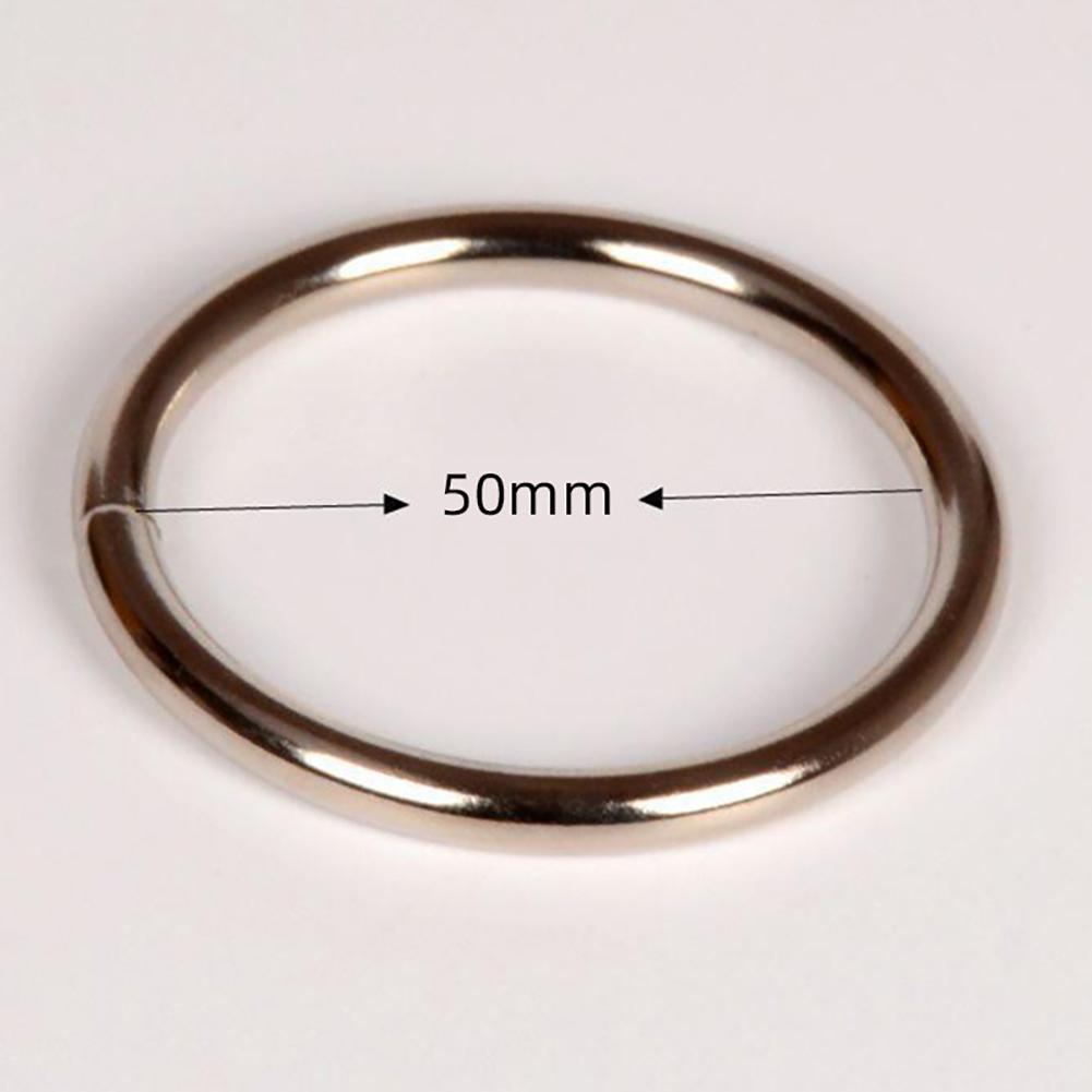 Stainless Steel Smooth Round Cockring Prolong Maintain Erection Adult Sex Toy