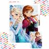 Frozen Elsa Anna Diamond Painting Full Diamond Art Craft Ornaments Handmade Living Room Decoration Background