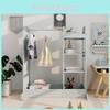 Storage Children Wooden Wardrobe Multifunction Shelves Parent Toy Interaction