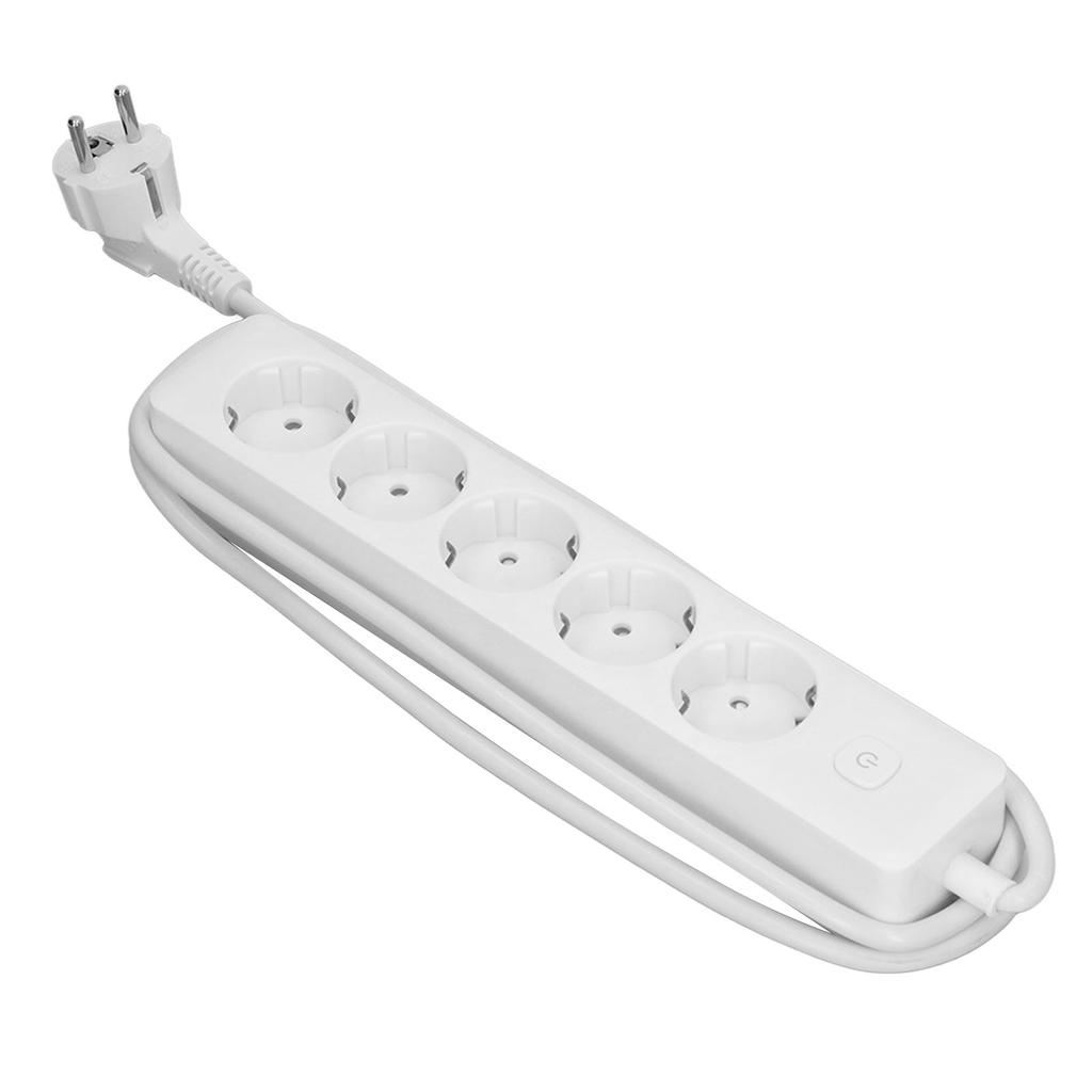 Outdoor Power Strip Multiple Socket Electrical Extension Cable Protective Contact Plug 10A 2200W