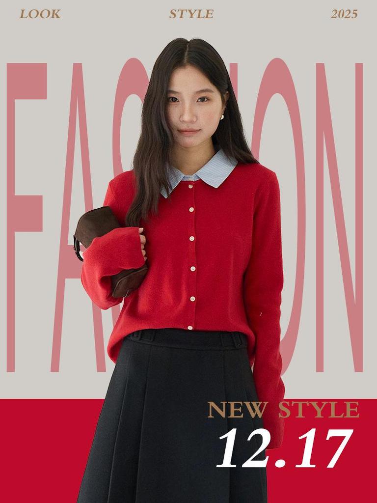Miu-Style High-Waisted Pleated A-Line Mid-Length Wool Blend Skirt - Women's Versatile Solid Color Slimming Design