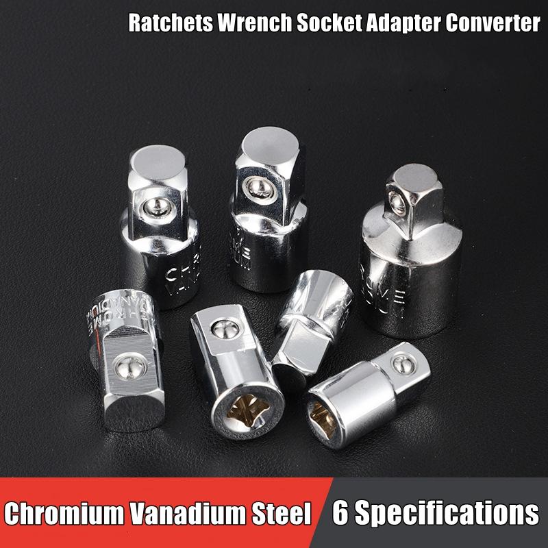 1/2,1/4,3/8 Ratchets Wrench Socket Adapter Converter Transfer Socket Wrench Ratchet Sleeve Adapter Drive Spanner Connecting Head