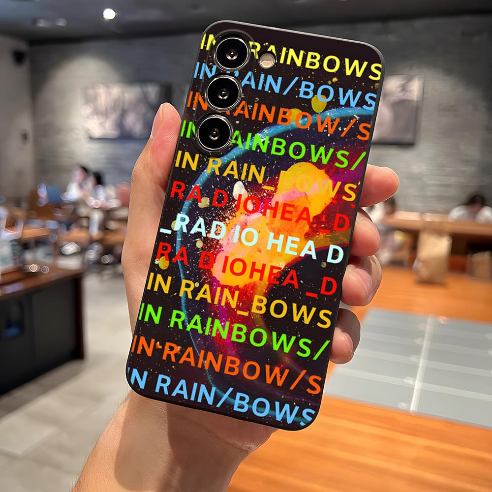 

R-Radiohead Band Rainbow Phone Case For Samsung S24 Ultra S22 S23 S25 S20 Fe S21 Plus A54 A34 A53 A16 Back Cover Samsung s21ultra