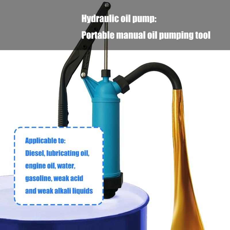 High Efficiency Lever Operated Drum Pump Portable Hand Pump Leak Proof Substance Transfer Pump for 55 Gallon Drums