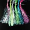 1mm Width Tying Flash Tinsel Fish Scale Gliss Glow Strands Corrugated Flash Strands  Saltwater