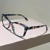 Vintage Square Reading Glasses Women New Fashion Full Rim Blue Light Blocking Eyewear Trendy Presbyopia Optical Frames