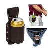 In-Stock Leather Waist Beer Bottle Holder for Outdoors, Fits 600ml and 350ml Bottles
