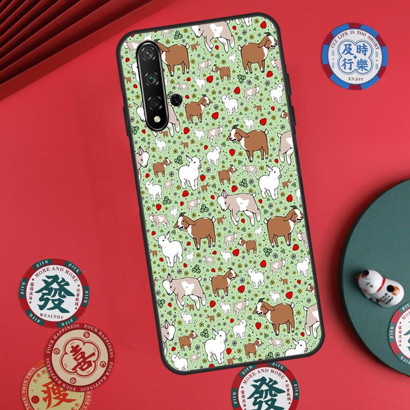 Goats For Huawei Nova 11i 8i 12i 12s 9 10 SE Y60 Y70 Y90 Y72 Y73 Y61 Y91 P60 Pro P30 P40 Lite Case