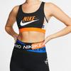 Nike Swoosh Icon Clash Dri-FIT Medium Support Sports Bra Women Underwear Black White Orange CJ0707-010