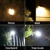 Sensor Solar Garden Lights Clip-on Multi Functional Outdoor Yard Lawn Lighting for Patio Home Garden Illumination and Decoration