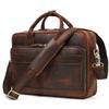 Men's Retro Crazy Horse Leather Briefcase & 14-inch Computer Bag