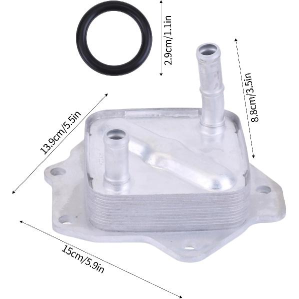 Engine Oil Cooler Compatible for Land Cruiser 5.7L 2008-2021,for Sequoia 4.6 5.7 2008-2022,for Tundra 4.6 5.7 2007-2021,for LX570 5.7L 2008-2021