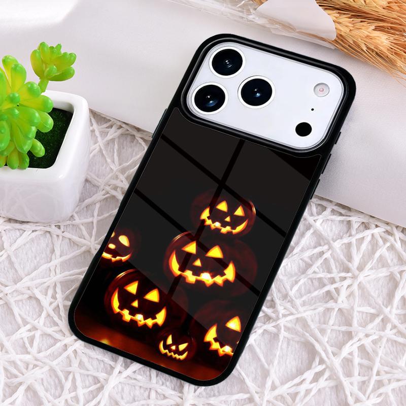 BOO! Happy Halloween Pumpkin Phone Case for iPhone 17 Air 16 15 11 12 14 13 Pro Max Shockproof Cover