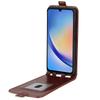 Vertical Flip Cover for Samsung Galaxy A34 5G,Crazy Horse Texture Leather Case with Card Slot