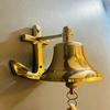 Solid Brass Door Anchor Bell Polish Nautical Maritime Decor 12.7 Cm