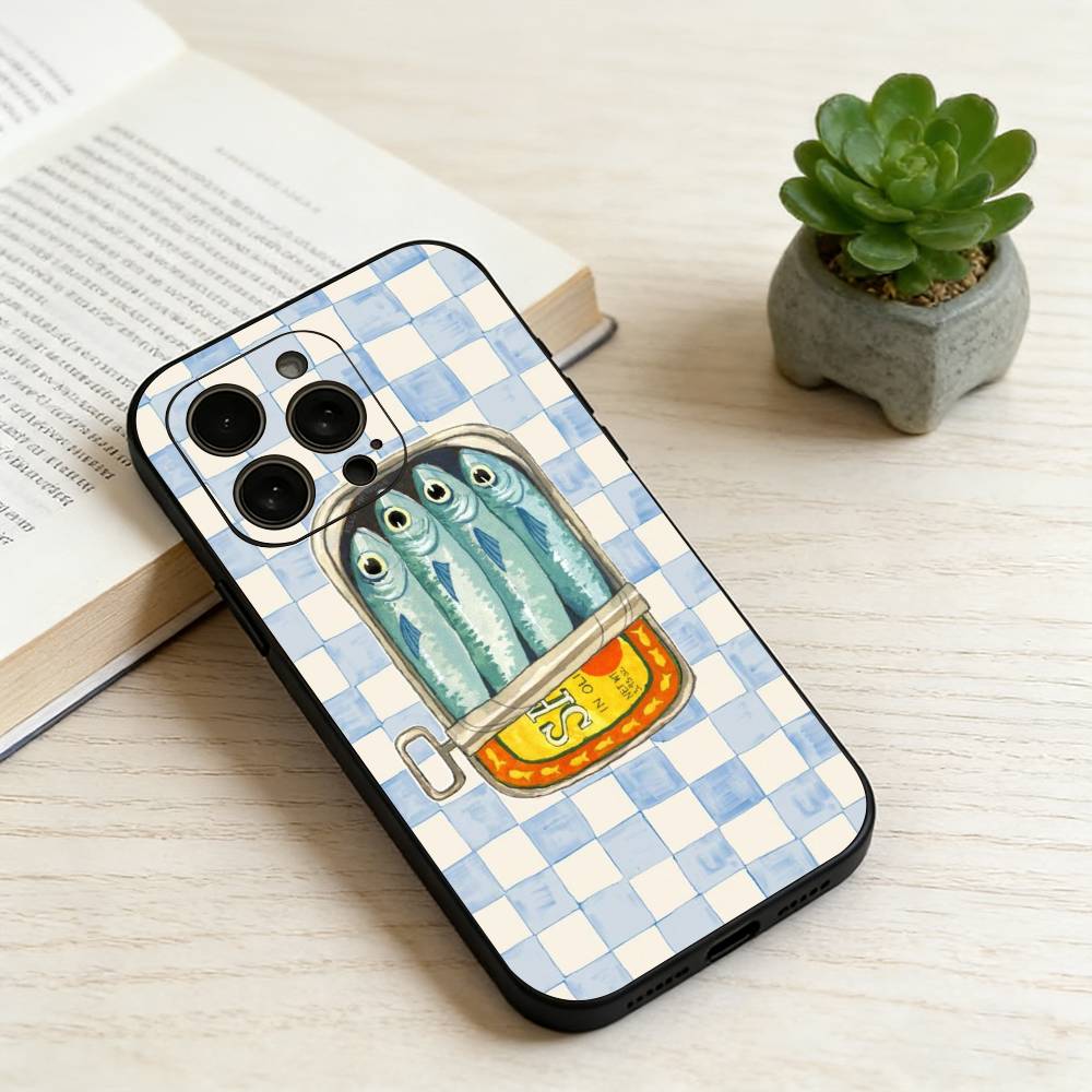 S-Sardine  Phone Case Silicone Soft For IPhone 17 16 15 14 13 12 11 X XR Plus Pro Max Plus