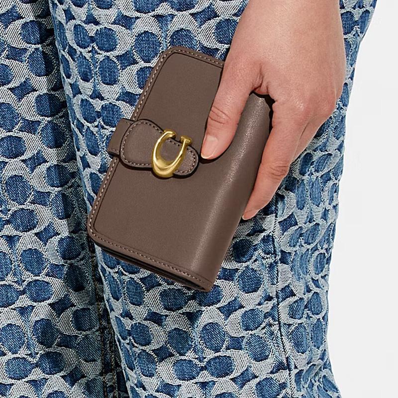 Nová peněženka COACH Tabby z hladké kůže dámská černá CA193-B4CBD