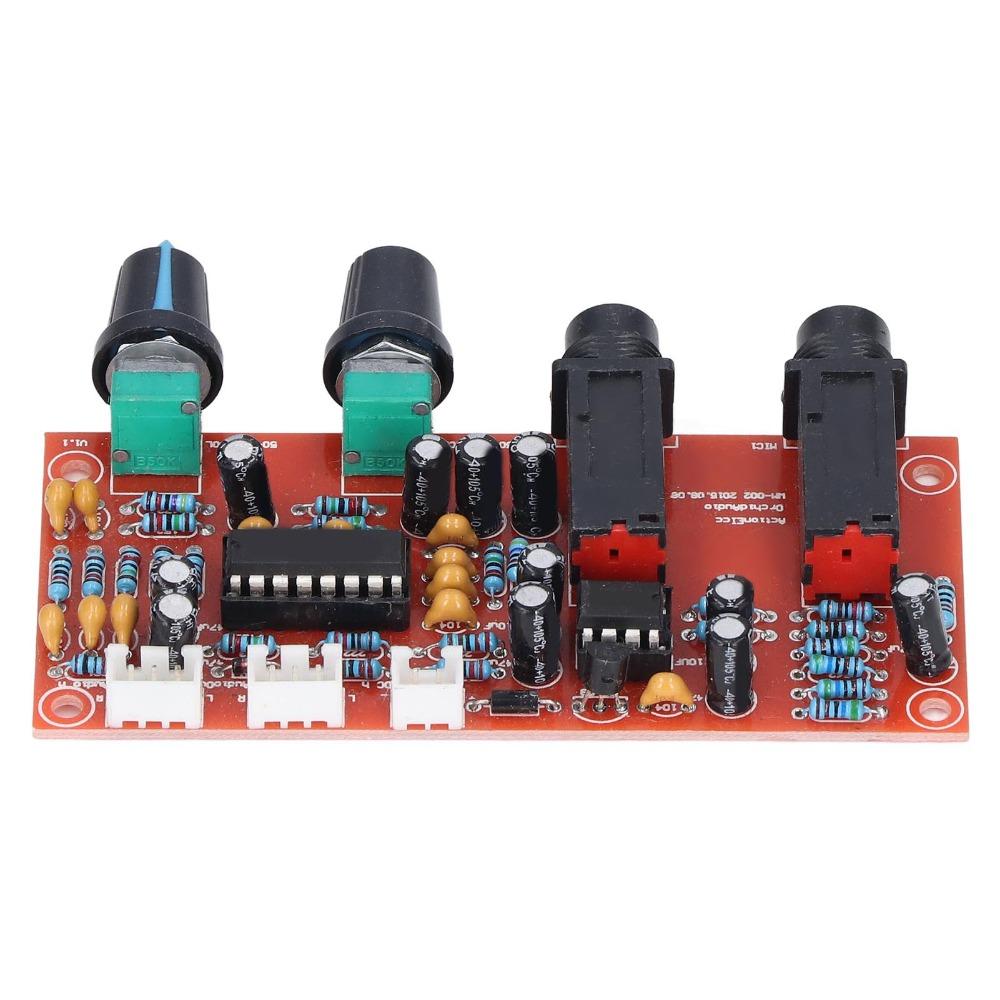 2 Microphone Outputs Microphone Amplifier Board Reverberation Amplifier Module Karaoke System