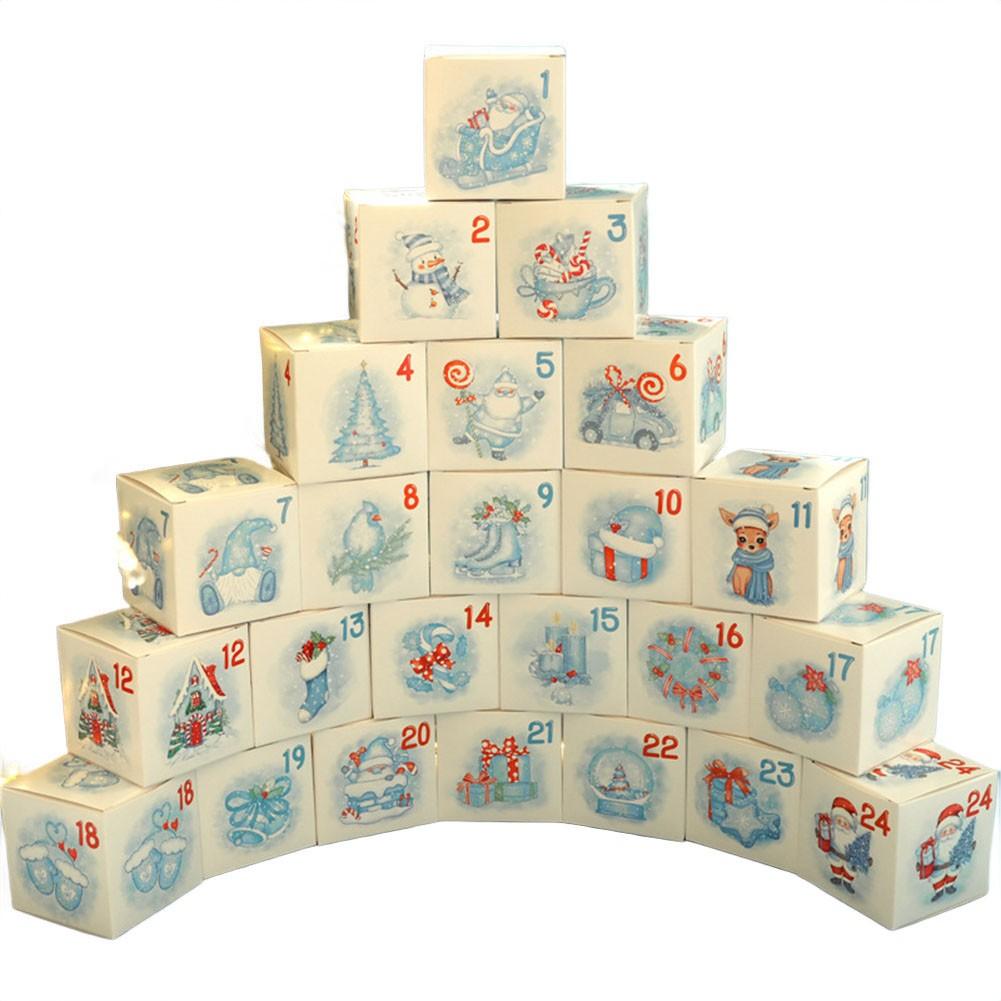 Christmas-themed Patterns Advent Calendar Christmas Boxes