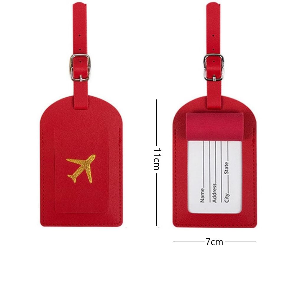 1ks dámské kožené zavazadlové visačky na kufry, identifikační štítek na zavazadla, nástup do zavazadel