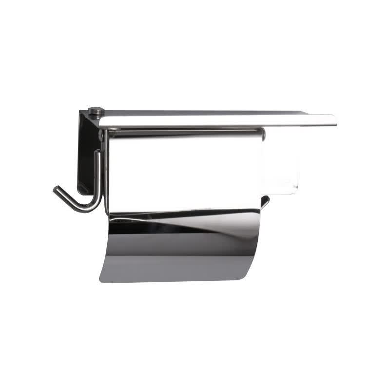 Laobaojia Stainless Steel Toilet Paper Holder with Phone Shelf