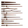 1 Set Clock Accessories Mute Repair Parts Decorative Quartz Clock Mechanism Movement Pointer Long Shaft DIY Kit for Home