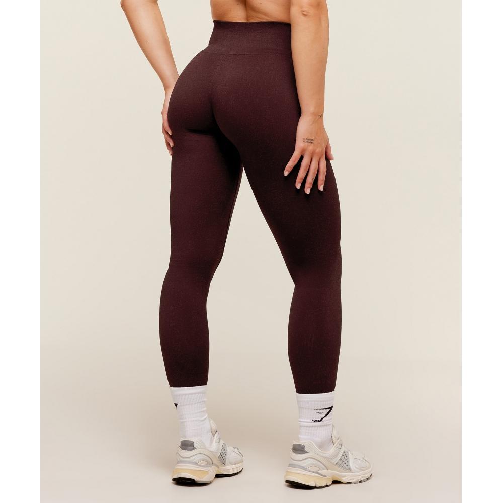 Gymshark Adapt Fleck X Whitney Seamless Leggings Cherry Purple Rich Maroon B2a1b Pcgn