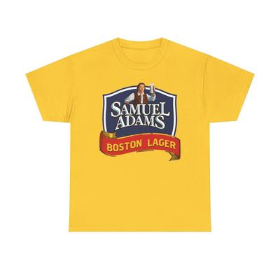Logo Birra Samuel Adams Boston Lager Massachusetts T-Shirt