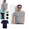 Men's Summer Casual Fashion Solid Color O-neck T-shirt With Short Sleeves