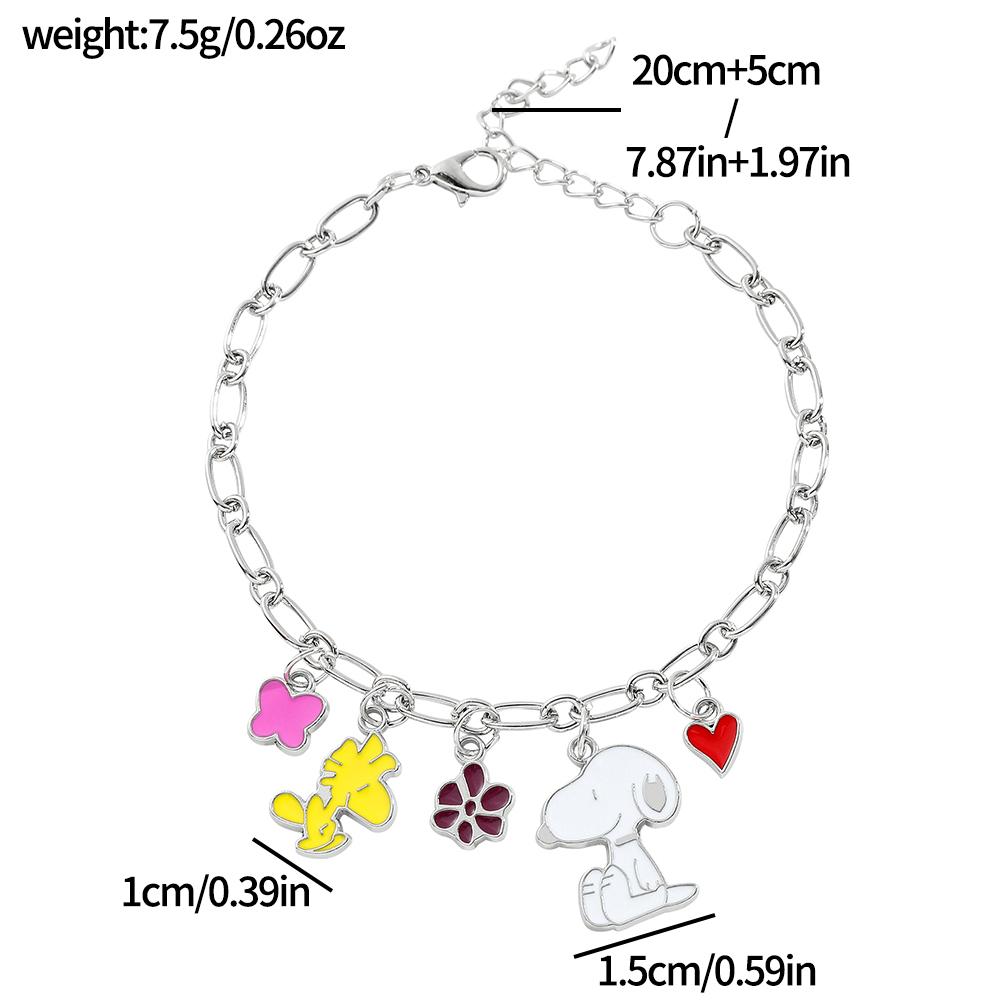 1pc Snoopy Bracelet Beaded Friendship Accessories