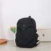 Schoolbag schoolbag women's 1011 simple and lightweight student solid color early autumn new travel backpack trendy high value backpack waterproof