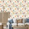 Wallpaper Beautiful Forest Animals for Living Room and Bedroom 50x1000