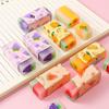 Gumă de șters Fructe Colorate Jelly pentru Elevi - Ideală pentru Examene, Desen și Premii Școlare