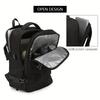 Large Capacity Business Travel Backpack with Laptop Compartment, Durable Polyester, Adjustable Straps, Shoe Storage & Wet/Dry Separation