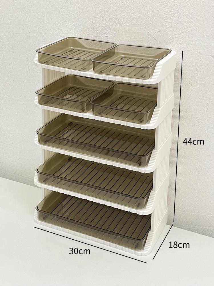 Cosmetic Organizer Makeup Storage Box Desktop Office Multi-function Organizing Box Table Clear Drawer Multi-layers Storage Racks