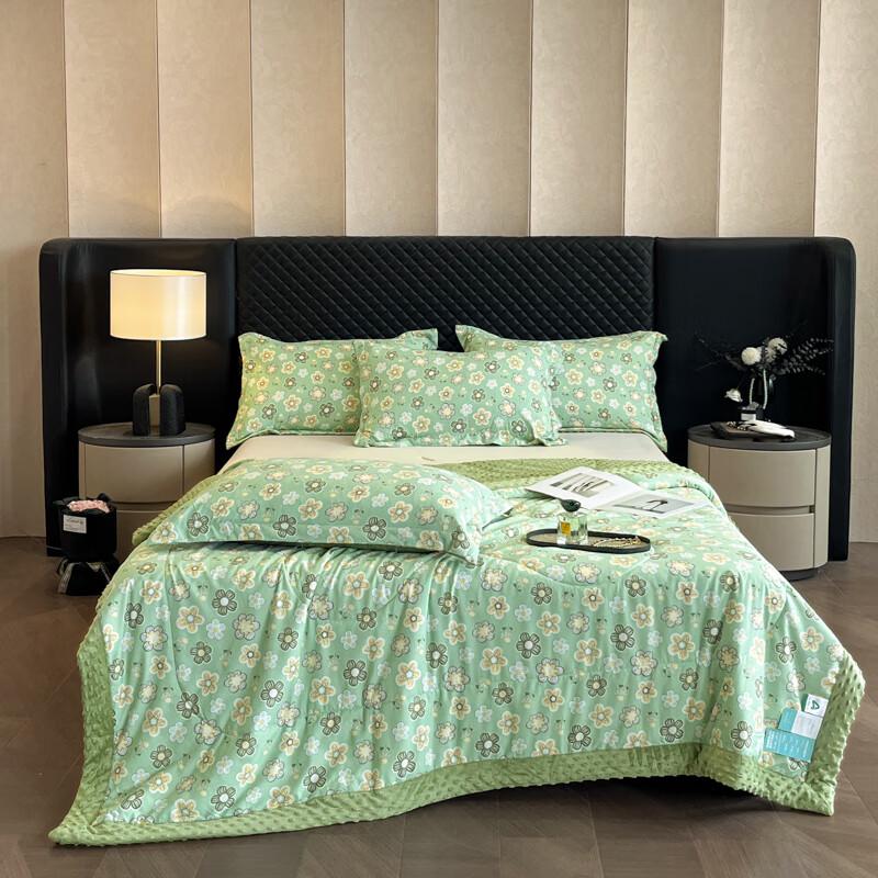 

Baoshikang Blossoming Summer Dou Dou Velvet Summer Quilt