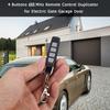 4-in-1 Remote Control Duplicator, Remote Control Duplicator for Cars, Wireless Cloning Key Fob Duplicator, 433MHz Copy Remote Controller, Universal