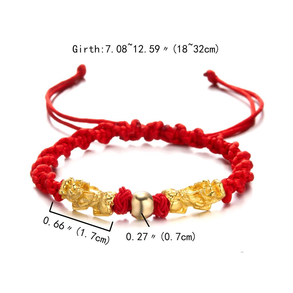 Buy Pixiu Charm Bracelet Lucky String Wristband Creative Personality