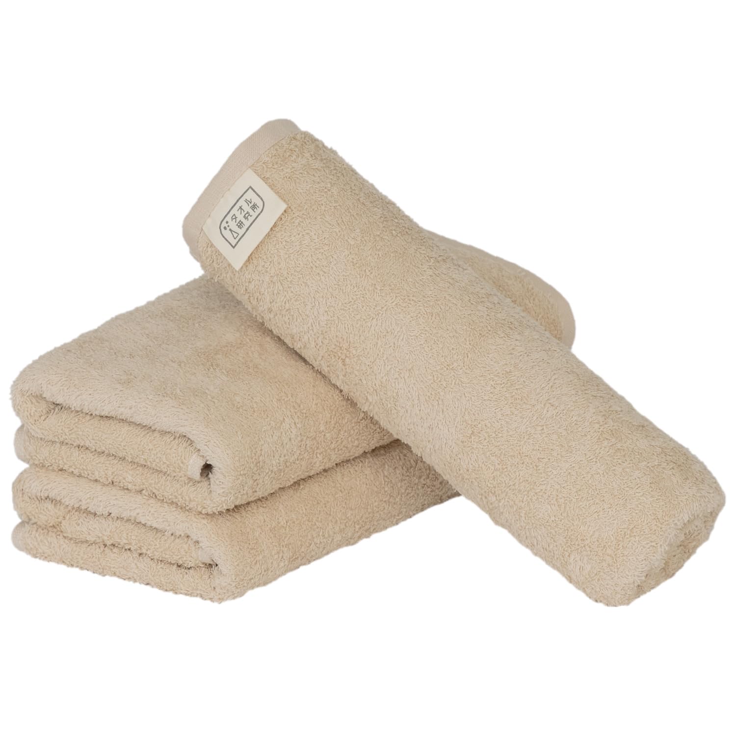 

Towel Laboratory Reason for Large Face Set of Easy to JapanTechnology [The Lightness] #006 Towel, Beige/Flaxen, 3, Quick-Drying, Thin, Wring,