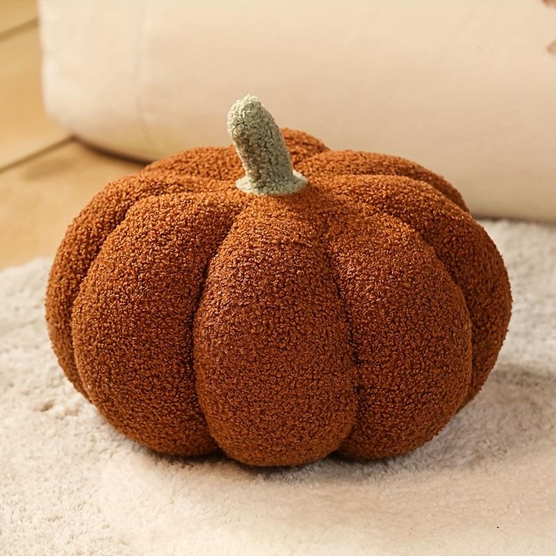 3D Fluffy Pumpkin Plush Pillow,for Halloween Home Decor, Birthday Party Favors & Cozy Home Accents, Pumpkin Decorations