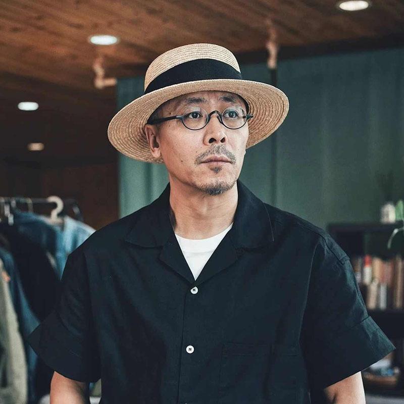 2025 Japanese Handmade Round Half Rim Glasses Frame Men Women Vintage Acetate Titanium Eyegalsses Personality Optical Eyewear