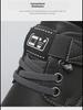 Men's Leather Slip-On Work and Casual Shoes with Toe Protection